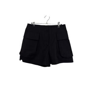 Lululemon Shorts Womens 10 Relaxed Fit Super High Rise SHR Cargo Short 4" Black